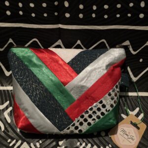 Christmas Patchwork Zipper Pouch
