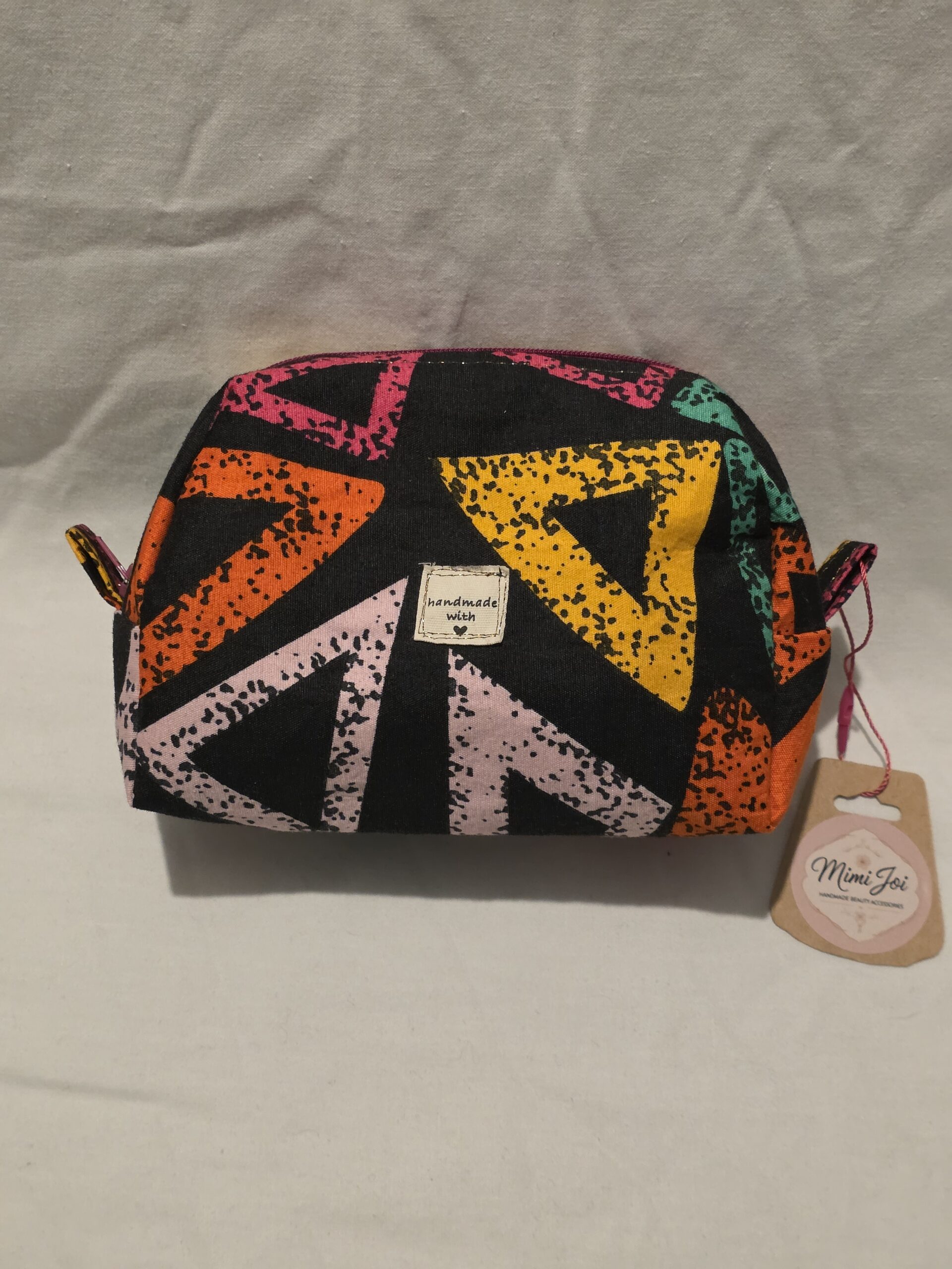 Rainbow Geometric Makeup Bag - Image 2